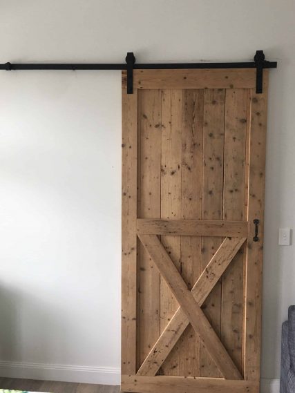 Custom timber door